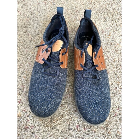 Rockport Works TruFlex Mens Lightweight Oil & Slip Resistant Shoes Size 12W Navy - Picture 2 of 8